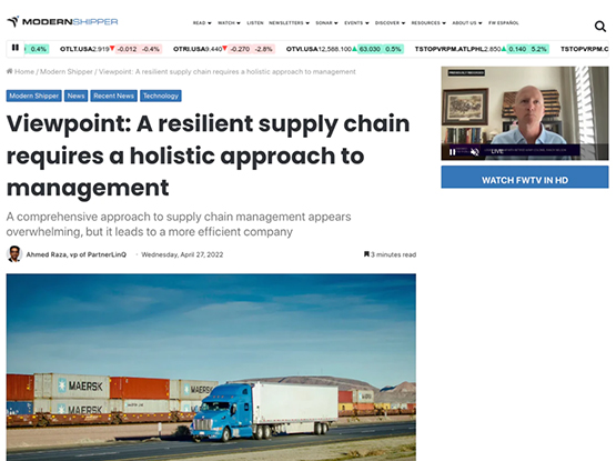 PartnerLinQ Resilient Supply Chain